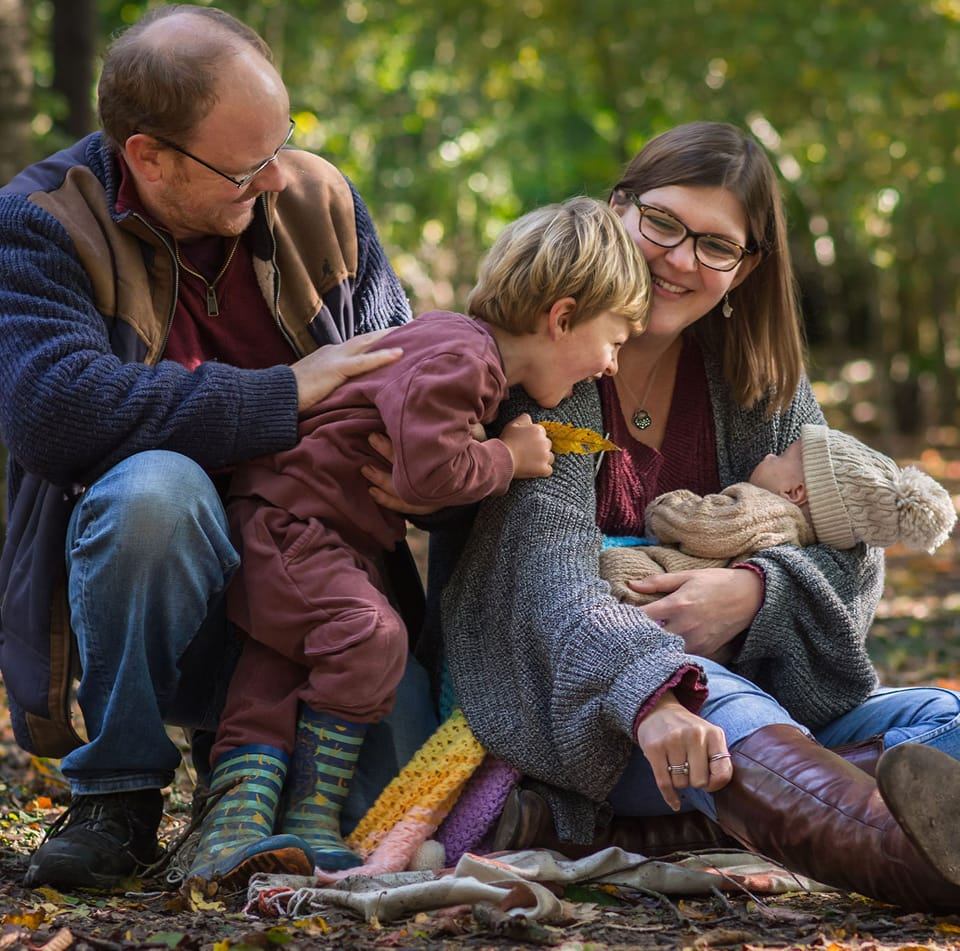 Family photo in Autumn