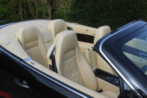 magnolia leather seats and interior of Bentley GTC