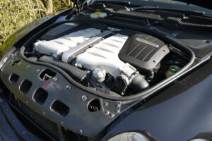 underbonnet view of bentley GTC
